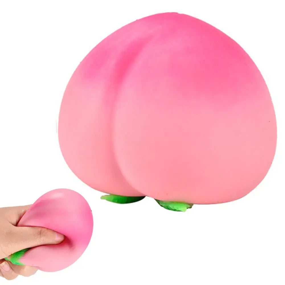 Peach Shaped Stress Balls Squishy Fruit Toys Slow Rising Antistress Qme Pink