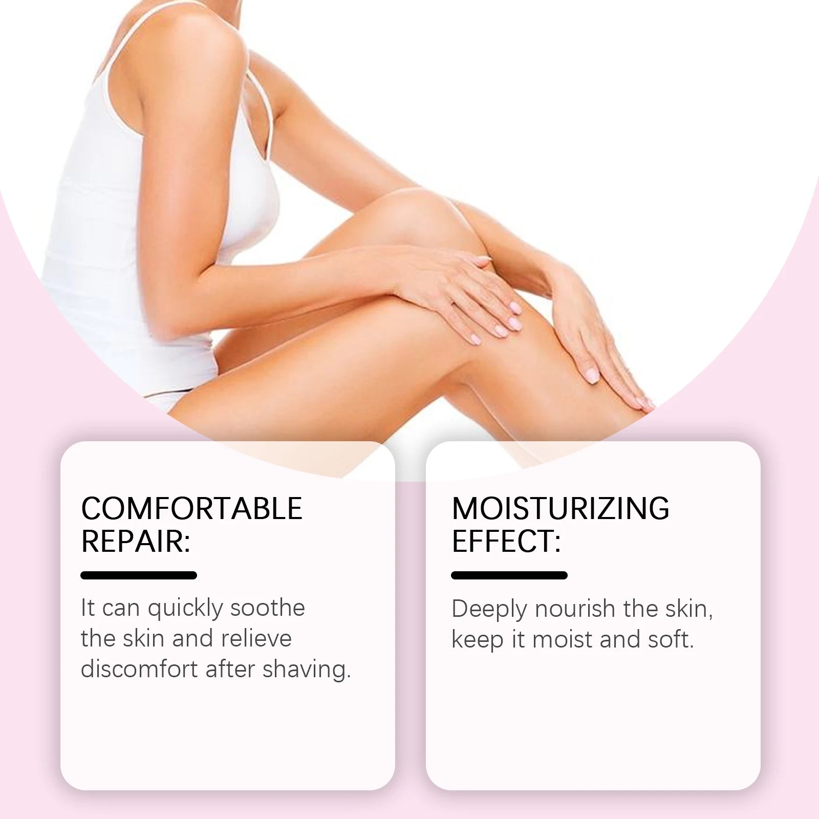 After Shave Serum Soothing Post-Shave Essence for Men & Women Smoothing Firming Skin Deep Hydrating Nourishing Gentle Body Care Qme