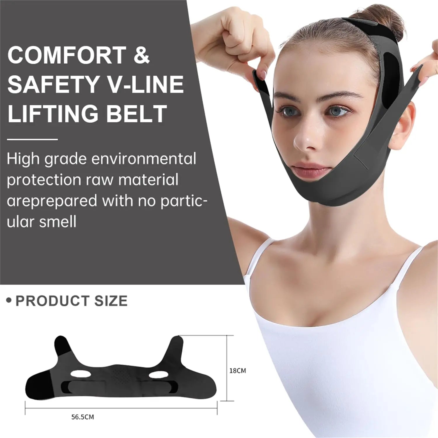 Face Lift Tape Chin Strap Sleeping Reusable V Line Lifting Mask Qme
