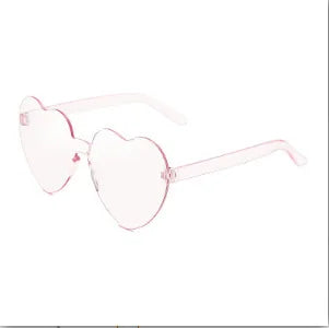 Heart Sunglasses Retail /Wholesale 5-15PCS Wedding Bachelorette Bridesmaid Beach Party Multi-Color Photo Props Gifts Qme SunglassesLPink 10PCS