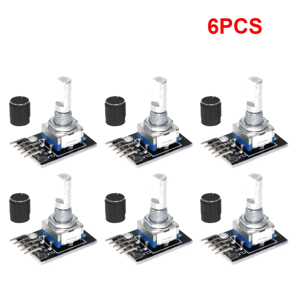 360 Degree Rotary Encoder Module HW-040 Brick Sensor Development Board with Push Button for Arduino 1-8PCS Qme 6PCS