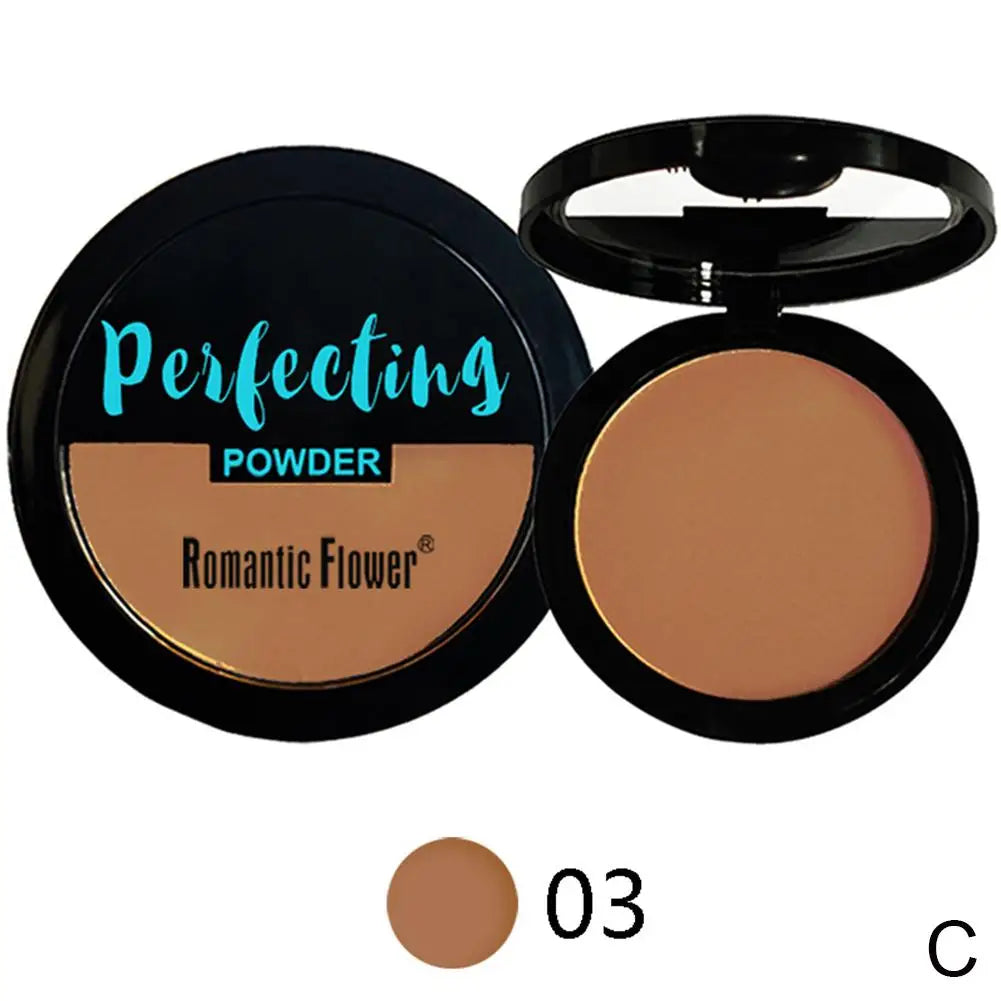 Dark Matte Setting Powder Invisible Matte Poreless Pressed Face Powder Makeup Lightweight Breathable Oil Control Deep Concealer Qme 03 CN