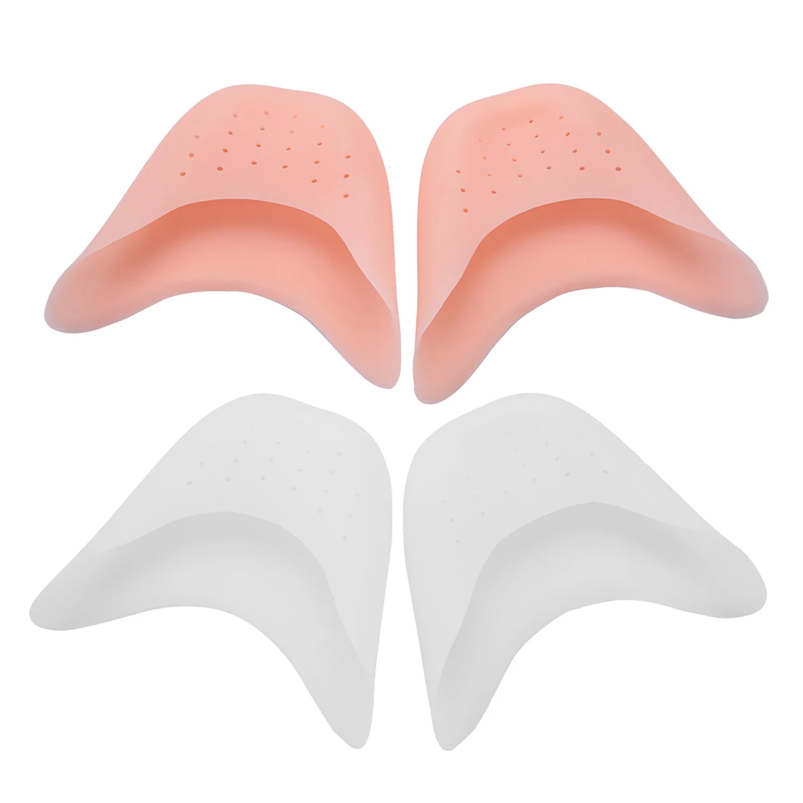 1 Pair Silicone Soft Ballet Pointe Dance Shoes Pads Dancing Toe Protector Foot Care Dance Shoes Pads Dancing Toe Protector Qme