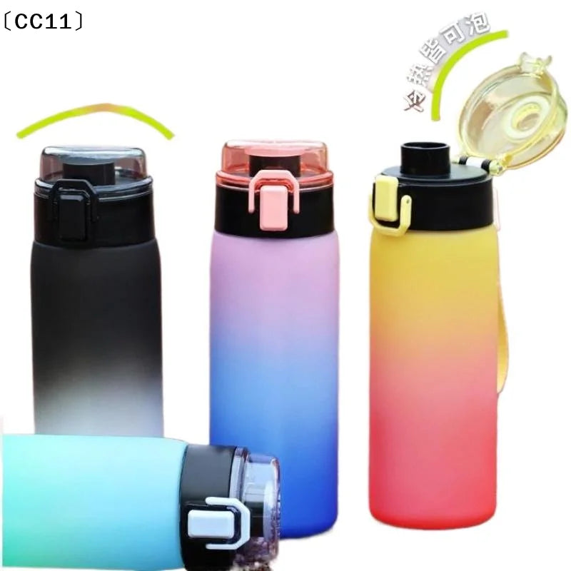 Gradient Sports Water Bottle Portable Large Capacity Plastic Cup Gym Qme