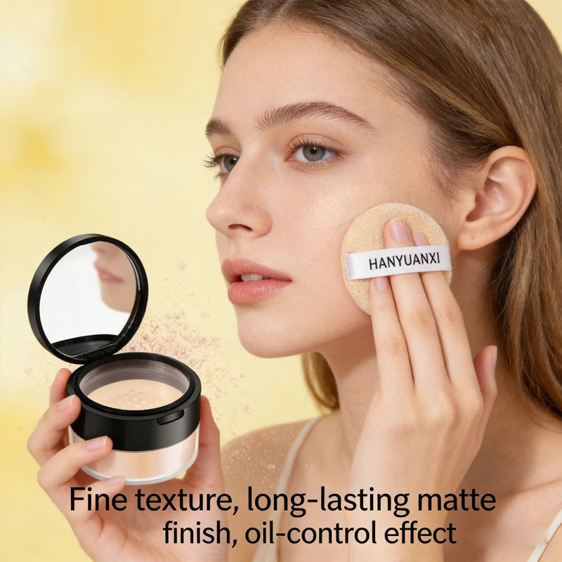 Refreshing Matte Loose Powder Waterproof Sweat Resistant Long-lasting Qme