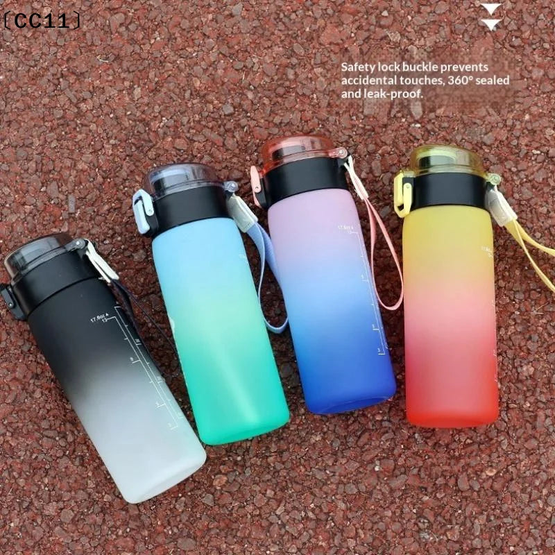 Gradient Sports Water Bottle Portable Large Capacity Plastic Cup Gym Qme