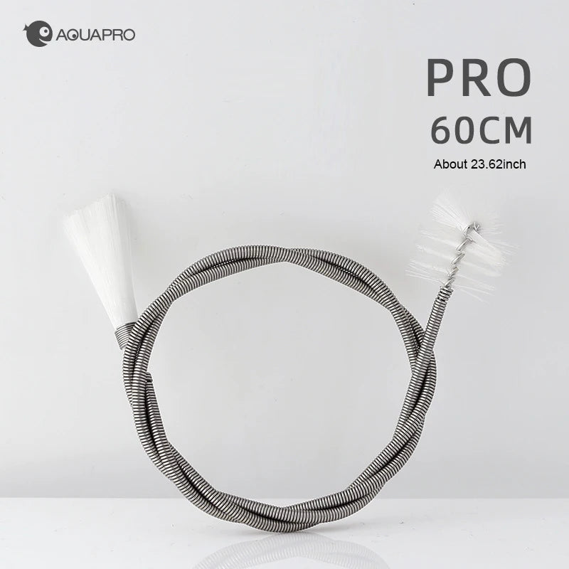 Aquarium Spring Brush Cleaning Tools Accessories Cleaners Fishbowl Supplies Fish Tank Akvarium Filter Fishing Goods Plant Qme 60cm
