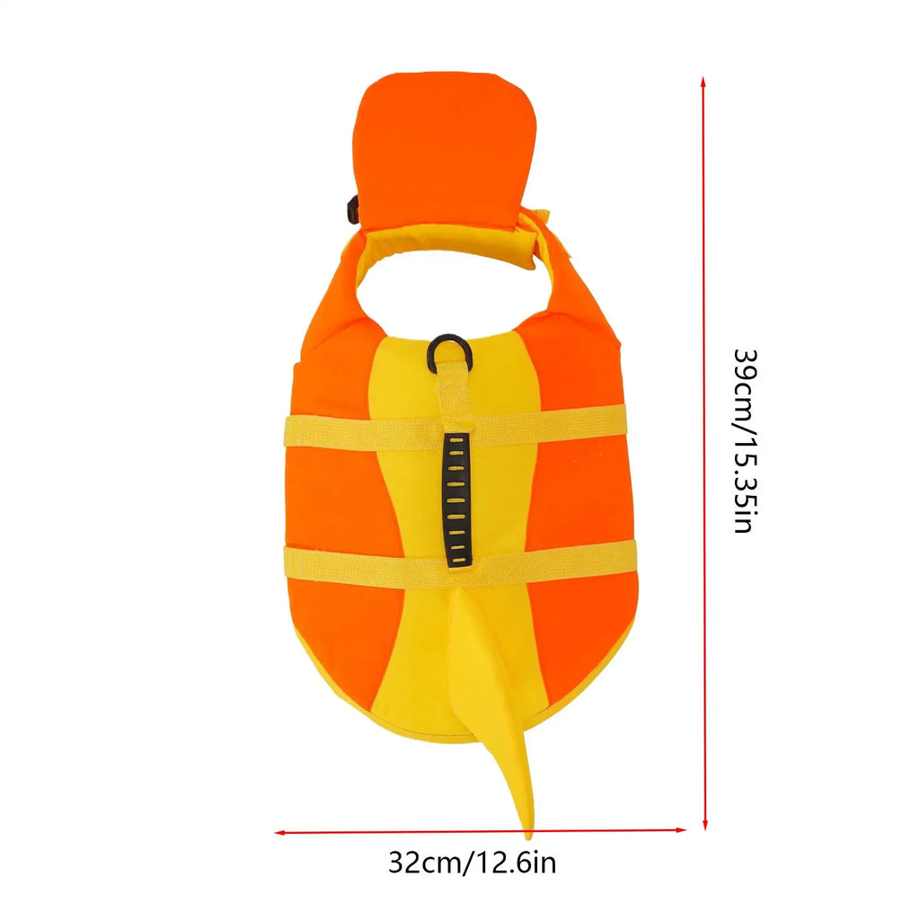 Life Jacket For Dogs Quick-Drying High Flotation With Handle Breathable Puppy Swim Vest For Small Medium Breeds Poodle Bulldog Qme