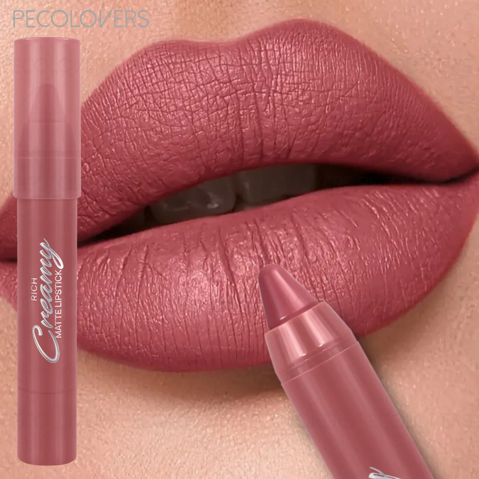 Matte Lip Liner Lipstick Pen Smooth Apply Waterproof Long-lasting Qme