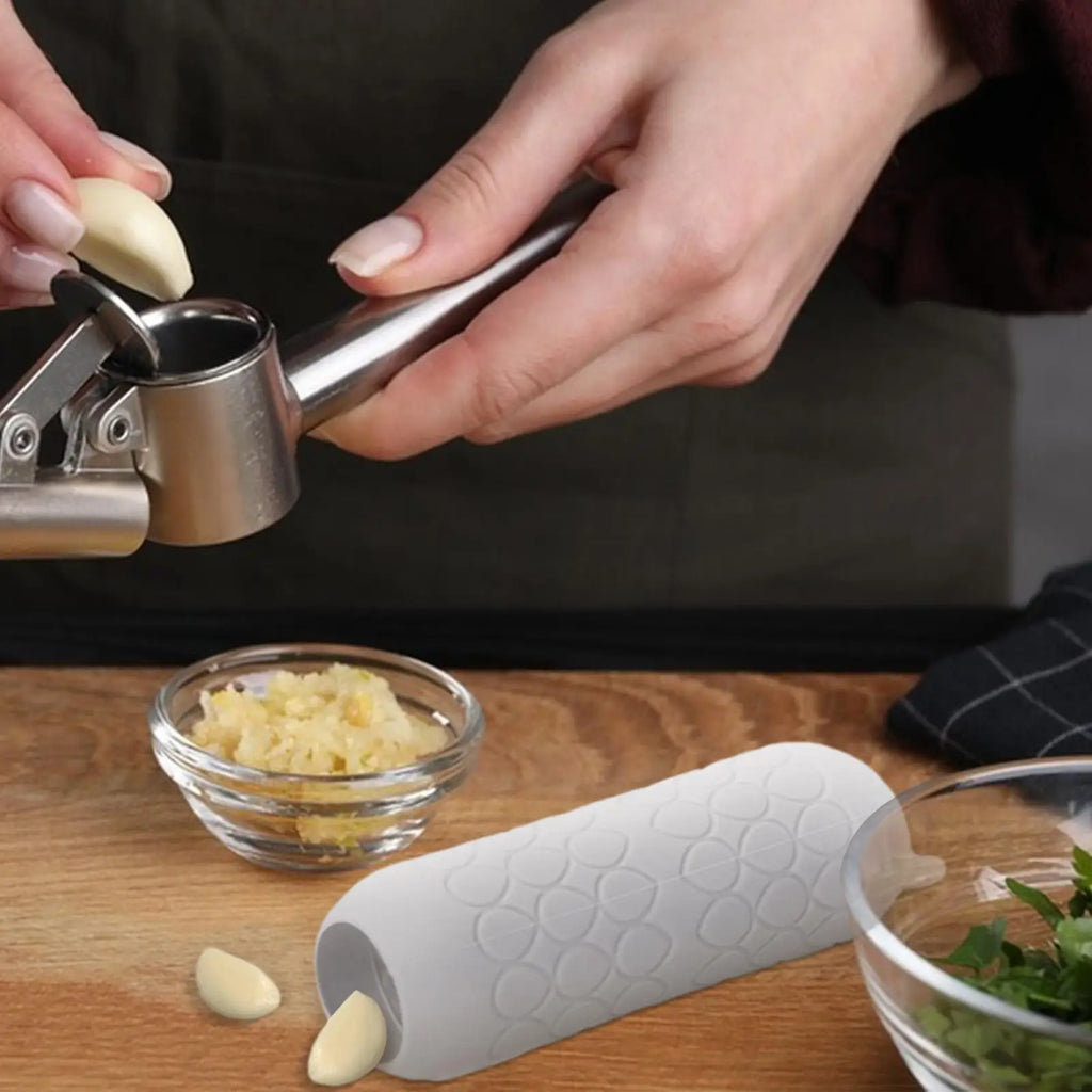 Garlic Peeler Tool Silicone Tube Roller Skin Remover Stripper Quick Qme
