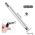 Double-end Cat's Eye Nail Magnetic Stick Glossy Steel Balls 8 Strong Qme Silver