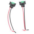 Car Motorcycle Female Adapter Wiring Socket Base Lamp Holder Cable Connector for H8 H11 Female Adapter Wiring Socket Qme Default Title