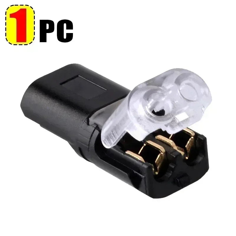 Waterproof Plug Wire Connector 2 Pin Way Cable Plug Car Electric Wire Snap Connectors Strip Terminal Connection Wholesale Qme 1pc 2P Line Connector
