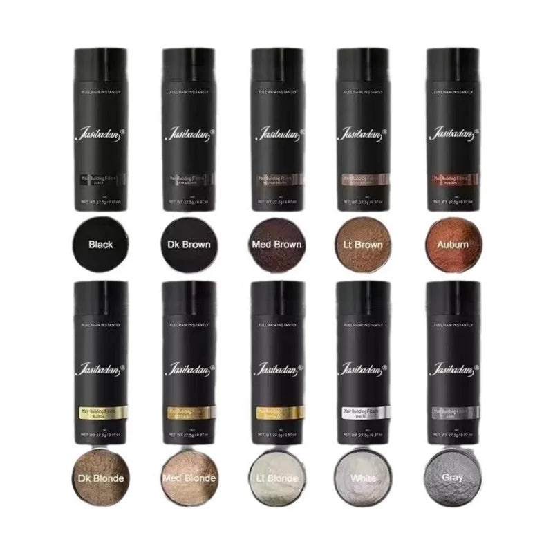 Hair Fiber Powder Hair Seams Covers Fiber Powder Hair Powder Can Hair Full-Bodied Waterproof Hair Powder Auxiliary Nozzle Set Qme