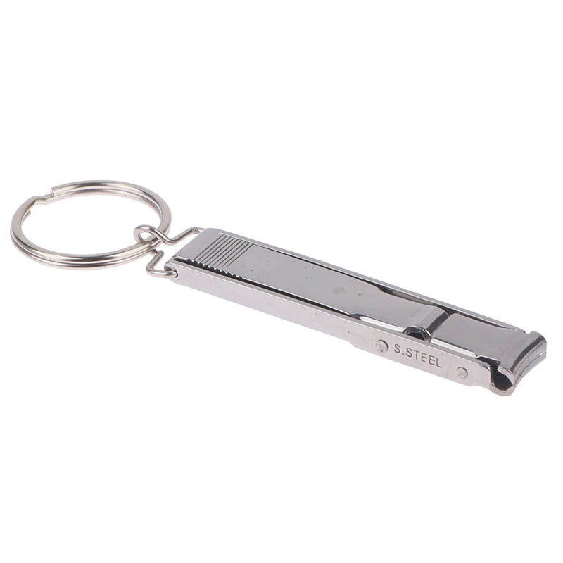 Ultra-thin Collapsible Nail Clippers Portable Stainless Steel Qme onesize