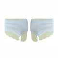 5Pairs Invisible Flip Flops Short Socks Anti-slip Cotton Forefoot Qme One Size 5Pairs White