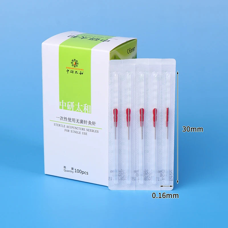 Disposable Stainless Steel Acupuncture Needles Sterile Individually Qme D