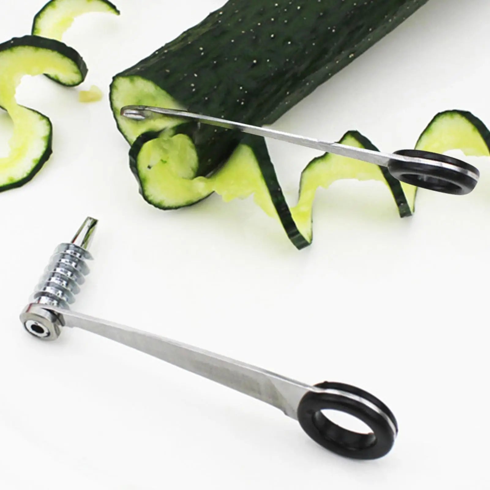 Zucchini Spiralizer Noodle Maker Stainless Steel Zucchini Cutter Slicer Lightweight Kitchen Tools for Cooking Cucumber Potato Qme