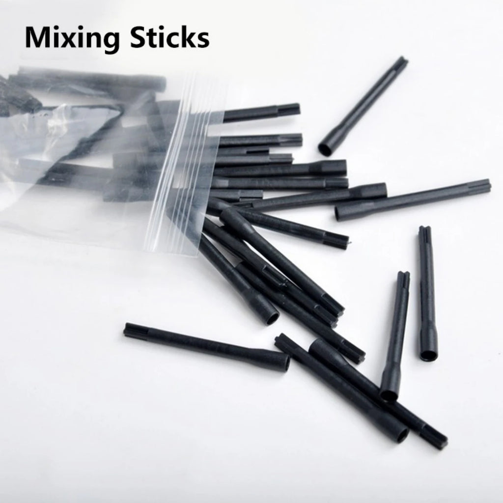 50PCS 100pcs Plastic Tattoo Mixing Sticks For Tattoo Ink Pigment Mixer Supply PMS# Qme