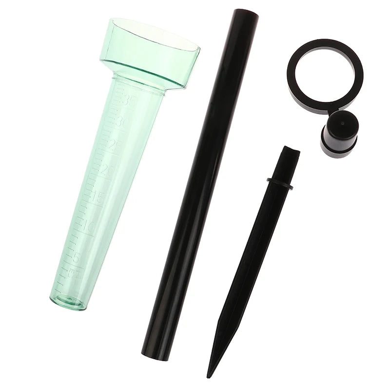 Portable Polystyrene Rain Gauge Measurement Tool For Garden Water Ground Outdoor Rain Meter Collect Rainwater Qme