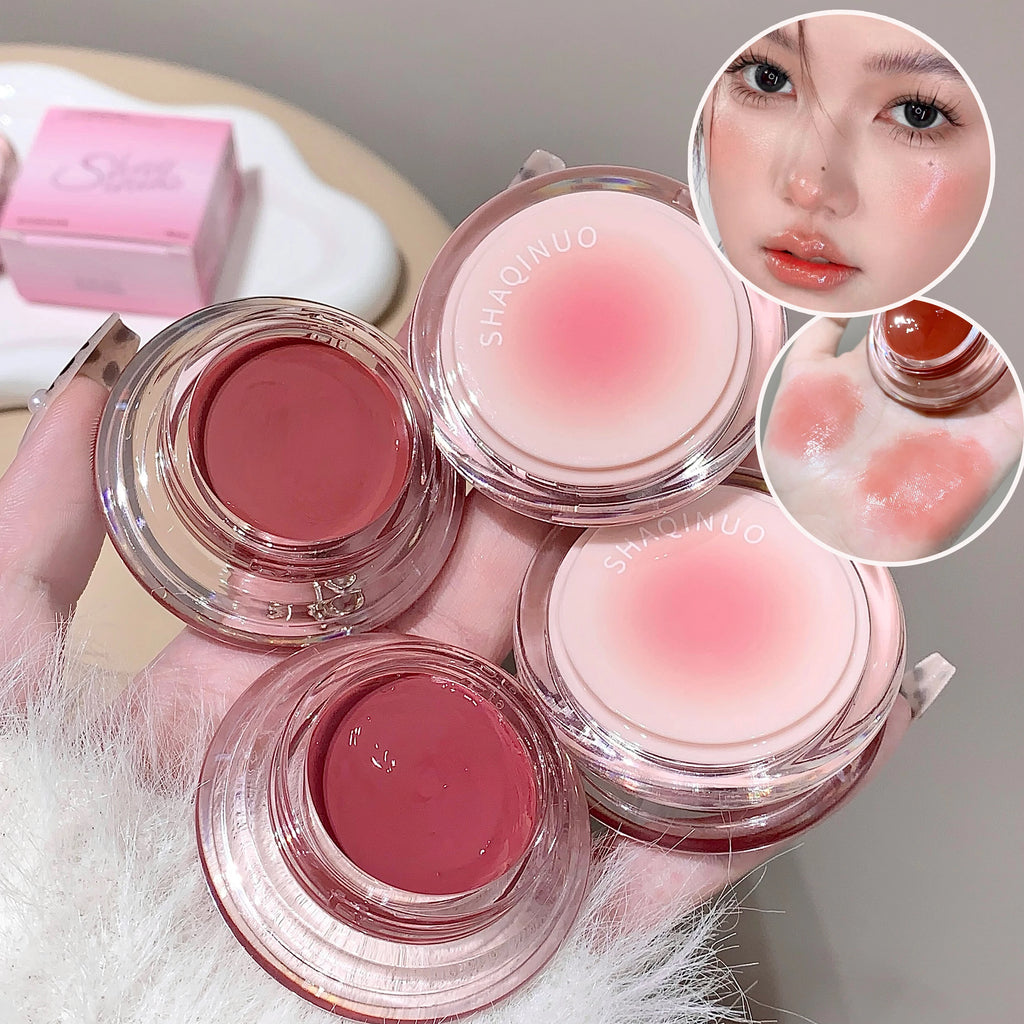 SHAQINUO Multi-use Lip Cheek Balm Hydrating Dewy Finish Long-lasting Qme