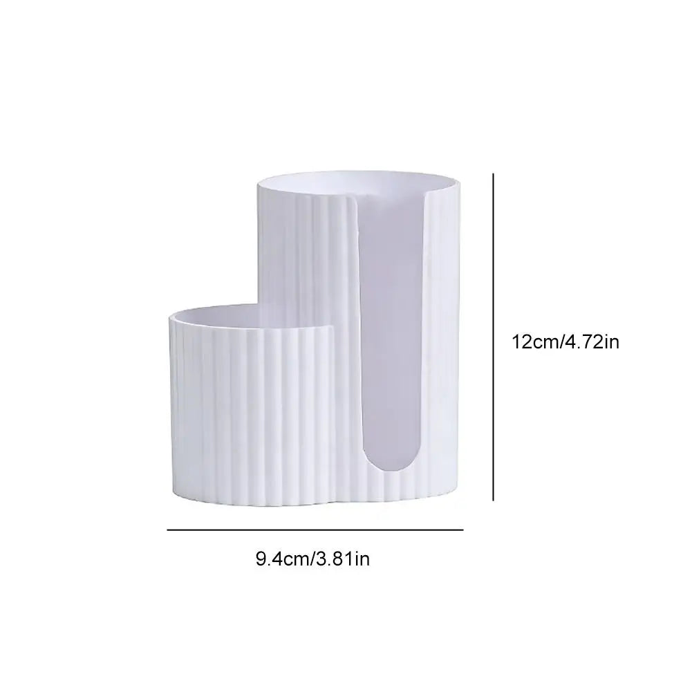 Cotton Swabs Storage Box Makeup Round Pad Holder Desktop Organizer Make Up Sponges Container Nail Art Tools Makeup Supplies Qme