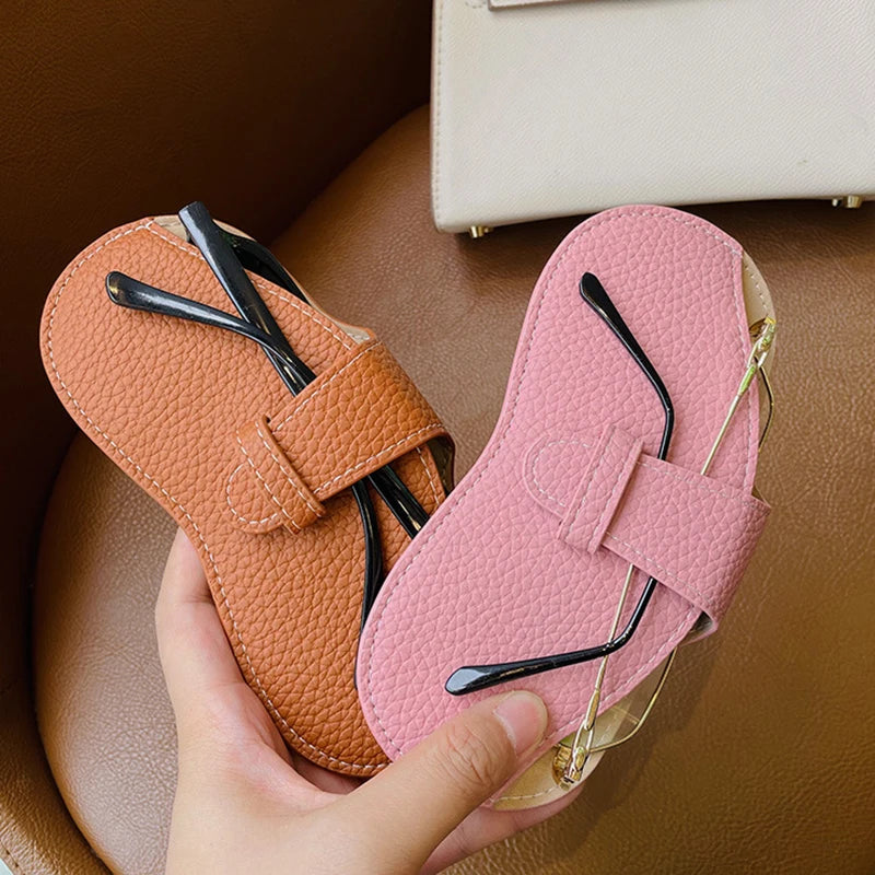 PU Leather Portable Glasses Bag Sunglasses Storage Bags Men and Women Car Glasses Protective Cover Anti-crushing Glasses Clip Qme