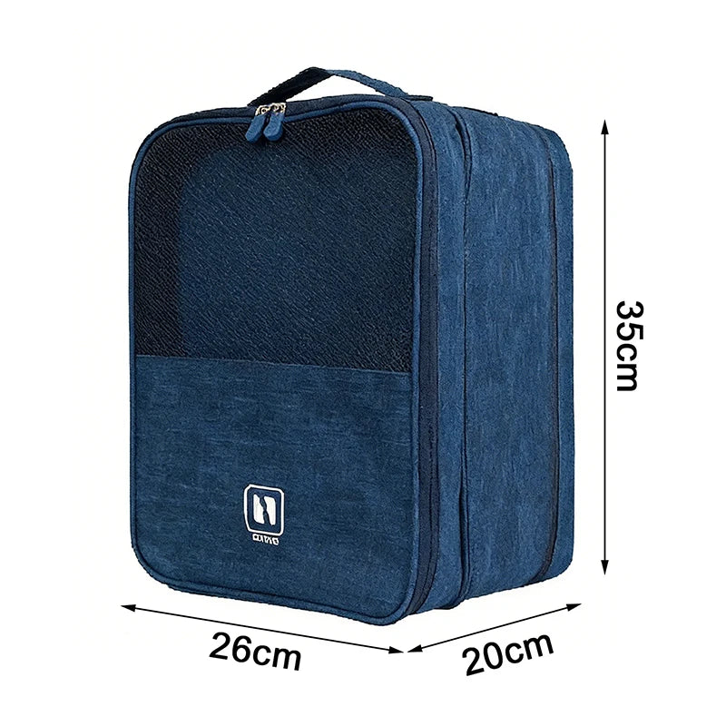 Waterproof Shoe Storage Bag Holds 3 Pairs Shoes Large Capacity Qme A6