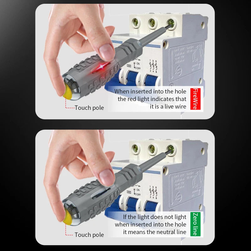 Digital Voltage Tester Pen AC Non-contact Induction Test Pencil Qme