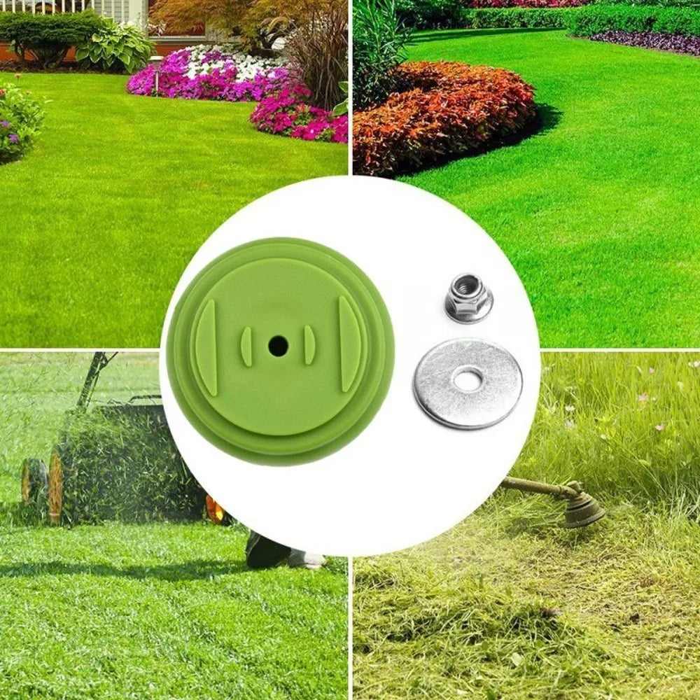 3pcs Grass Trimmer Head Cap Brush Cutter Blade Plastic Cover For Electric Lawn Mower Strimmer Brushcutter Garden Tools Accessory Qme