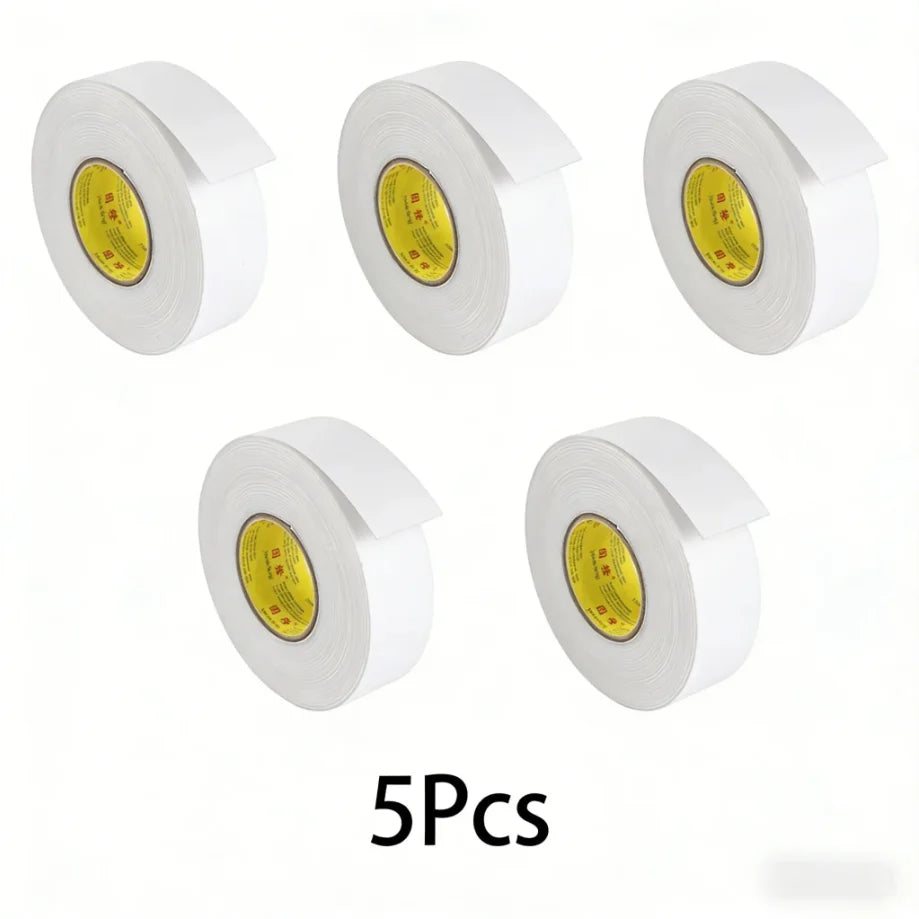 EVA Tape High Tack EVA Foam Tape - Single-Sided, Waterproof, Shockproof, Window Sealant Tape for Industrial Applications Qme 5Pcs-White 5m 2mm|50mm