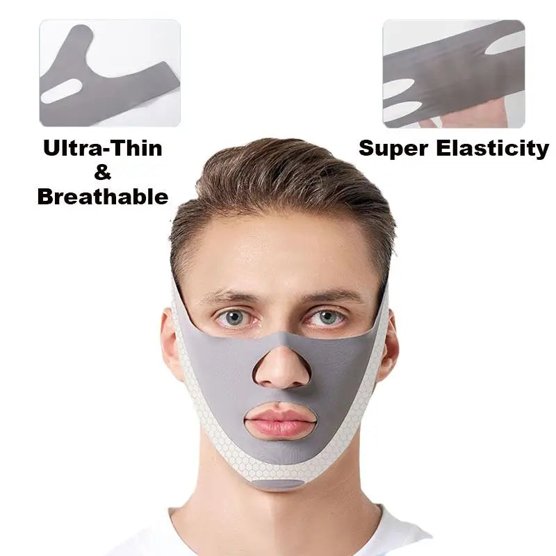 Double Chin Face Mask Slimming Facial Bandage Lifting Thinning Skin Qme