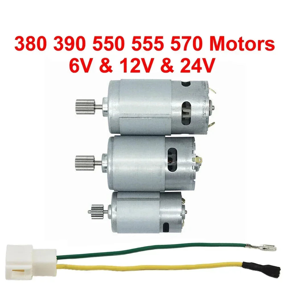 Motors Wire Gear For Kids Electric Car 550 RS390 RS380 12V 6V DL555 24V 10 Teeth 1cm Home Electrical Equipment Supplies Qme