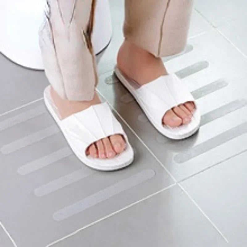 24pcs Bathtub Non-Slip Stickers Luminous Shower Mats For Showers Anti Slip Bath Tub Stickers With Scraper, Qme