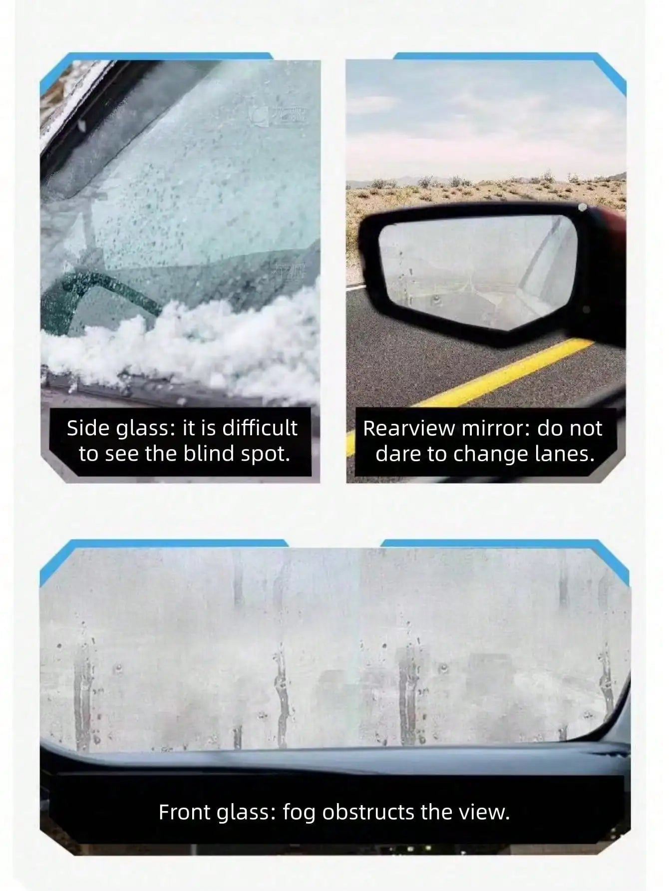 Anti-fog Coating Car Windshield Agent Rearview Mirror Helmet Lens Qme