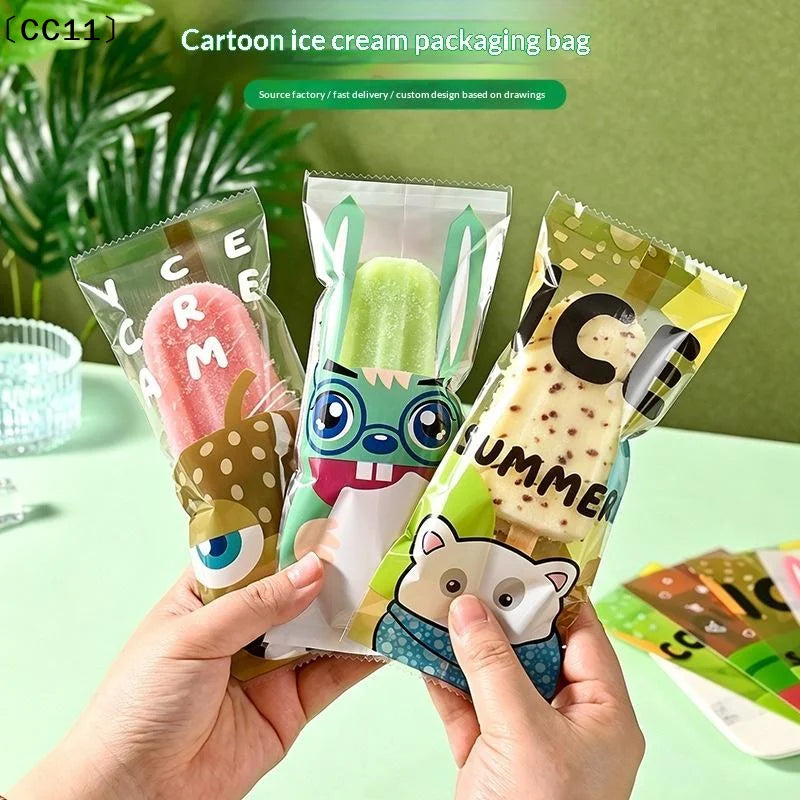 Ice Cream Packaging Bag Homemade Popsicle Disposable Plastic Qme