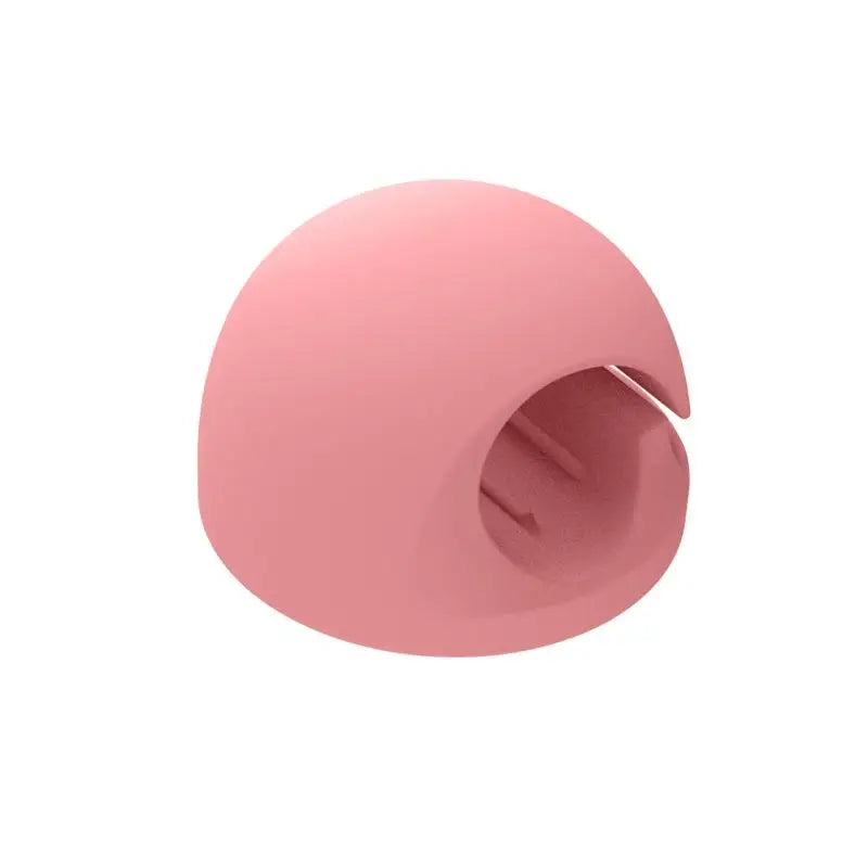 Self-adhesive Silicone Pen Holder Anti-slip Anti-loss Organizer Qme Pink Single hole