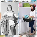 Drying Machine Laundry Basket 2024 New Fine Nylon Cloth Washing Machine Foldable Pop up Storage Dirty Cloth Basket Qme Black