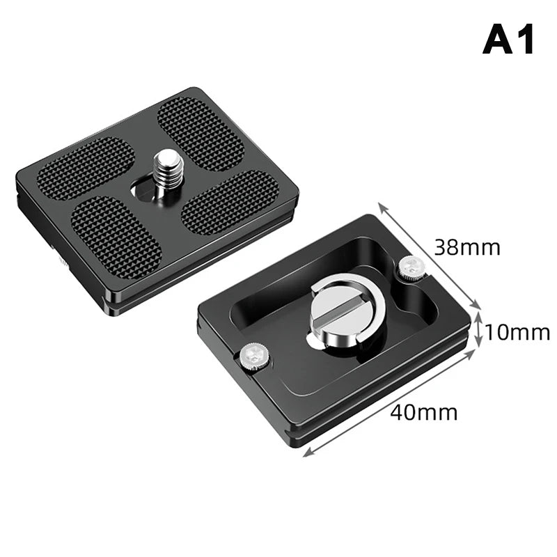 1 4 Screw Tripod Quick Release Adapter Aluminum Alloy Designed Qme A1