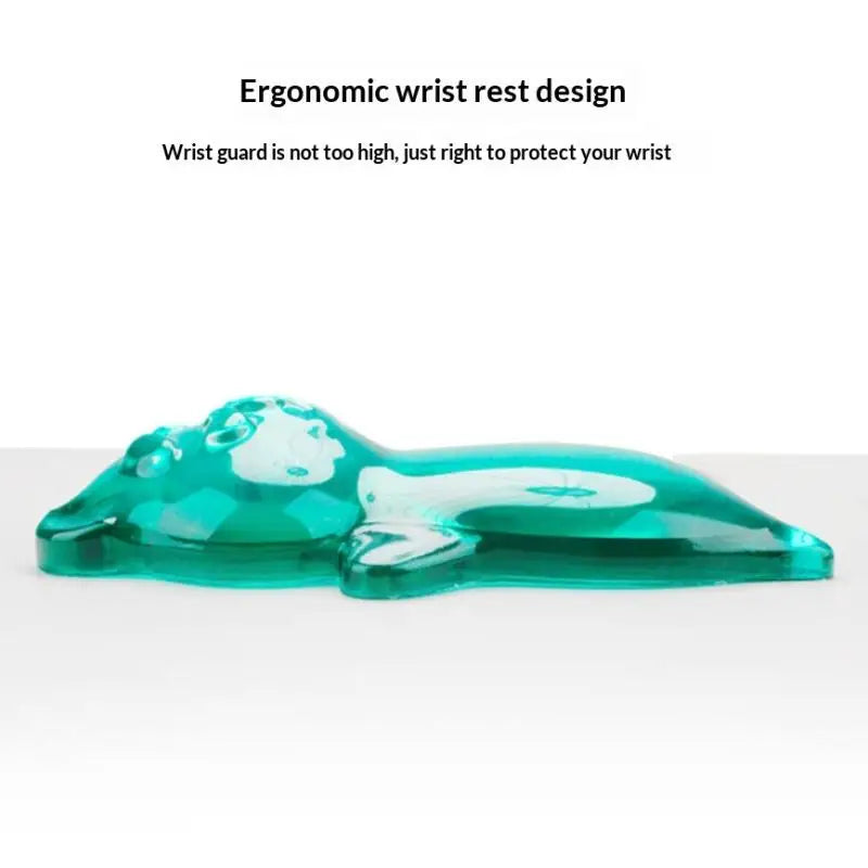 Silicone Gel Mouse Wrist Rest Soft Cute Bear Design Ergonomic Support Qme