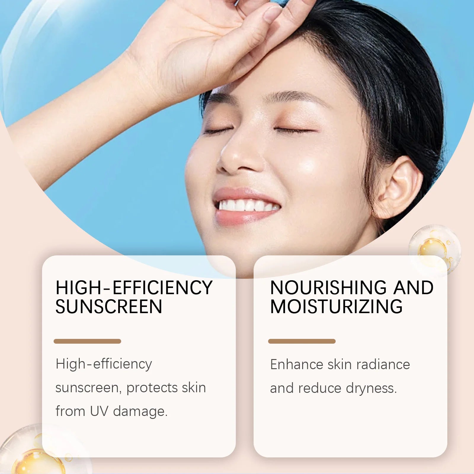 Protective BB Cream - Coverage for Facial Blemishes, Moisturizing, Daily Protection Tinted Moisturizer Light Qme