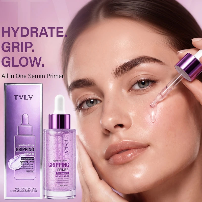 Hydrating Serum Gripping Primer Waterproof Sweat Proof Durable Qme