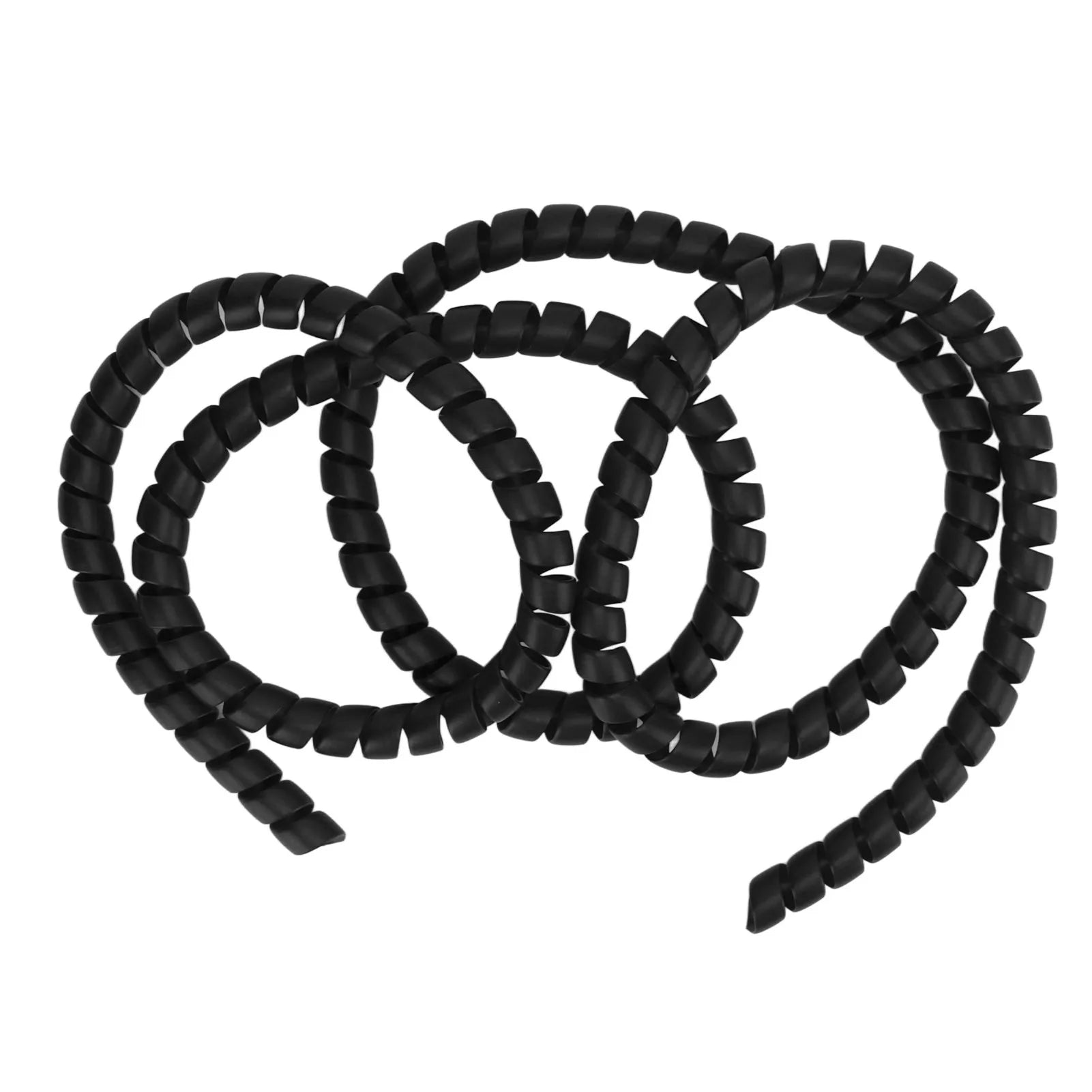 Scooter Spiral Cable Wire Wrap Plastic Spiral Brake Line Wrap for M365 Pro Electric Scoooter Spiral Brake Line Wrap Qme black