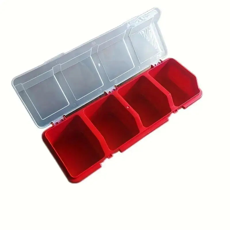 Small Sorting Screw Parts Box Organizer Red Qme