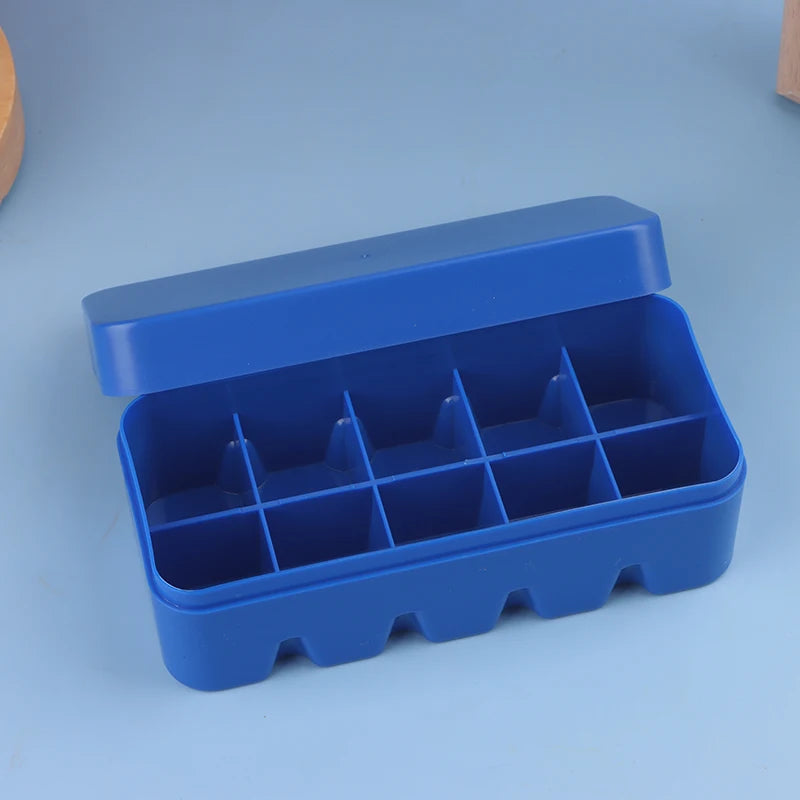 Multi-format Hard Plastic Film Storage Box Case Container 135 Black Qme Blue