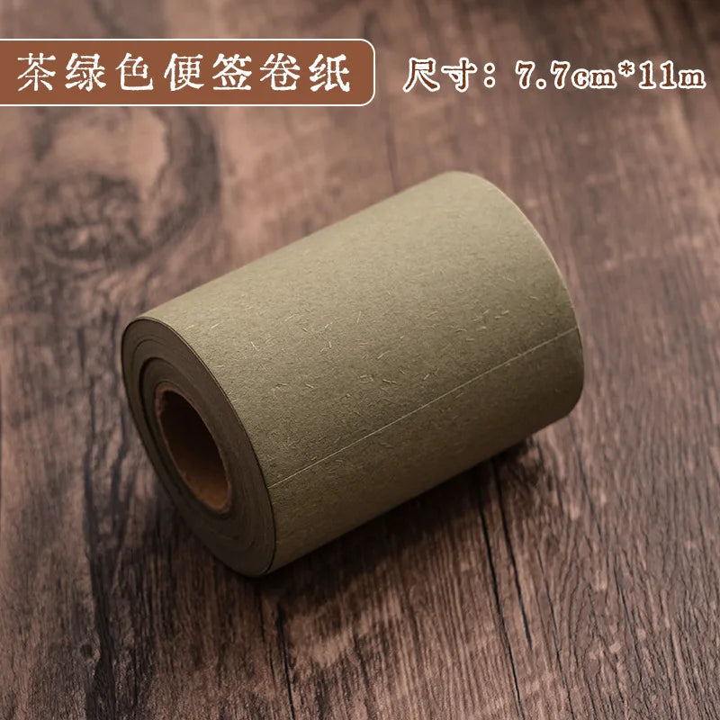 Retro Note Splint Can Be Hung Roll Paper Non-stick Wind Wood Board Qme G paper