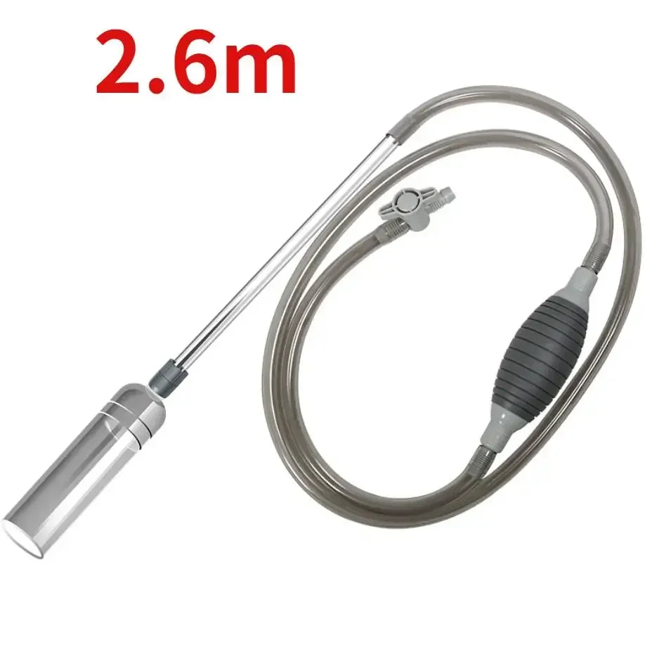 1 5m Aquarium Manual Water Changer Fish Tank Air Pump Cleaning Tools Qme 2.6m