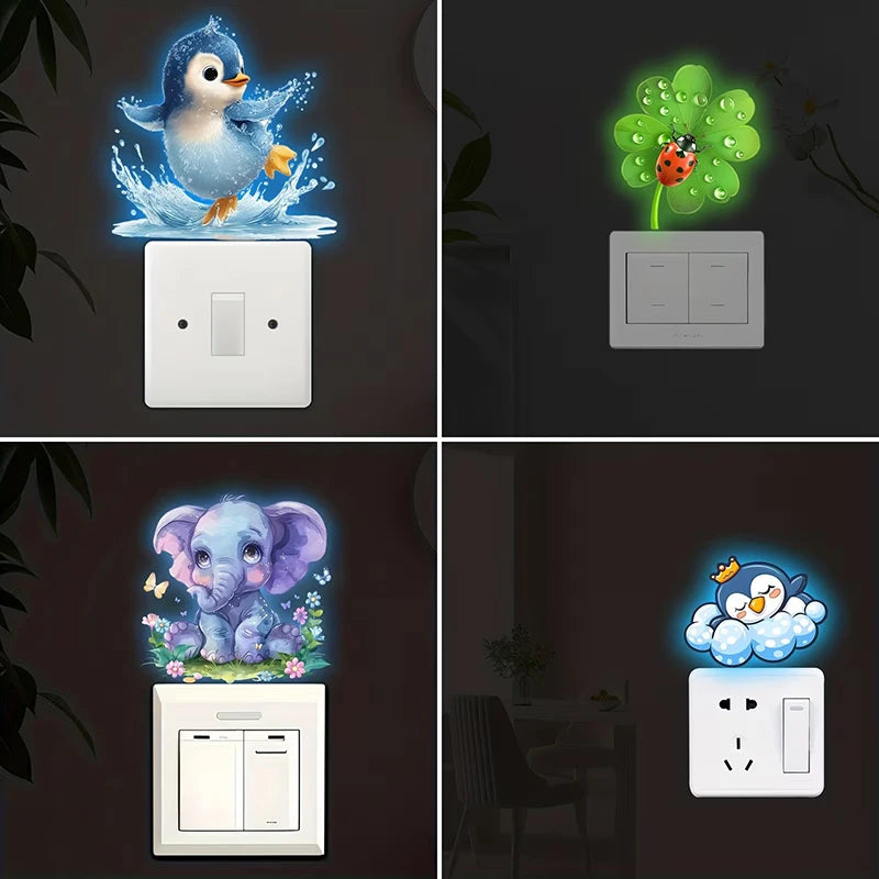 Self-adhesive Removable Wall Stickers Suitable Switches Qme