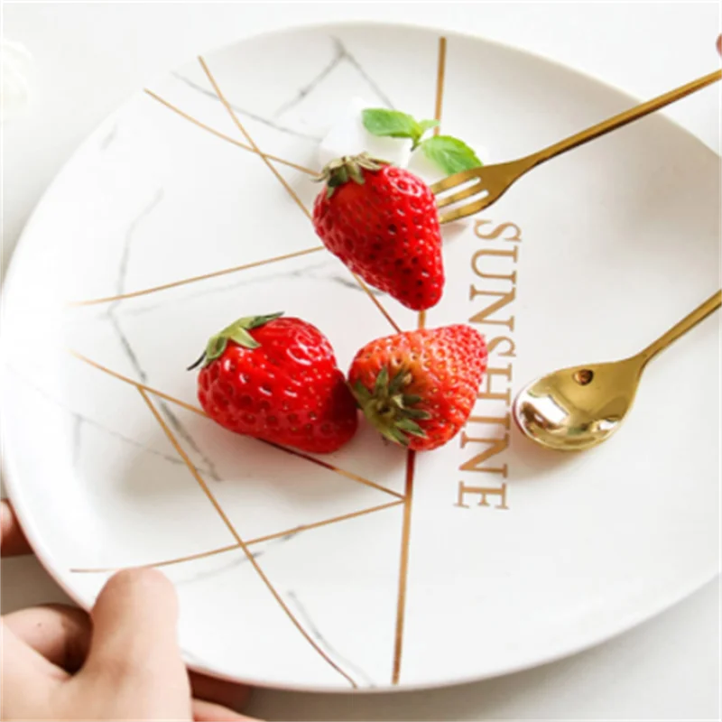 6pcs Stainless Steel Vintage Forest Style Coffee Spoon Dessert Spoon Dragonfly Branch Spoon Gift Craft Ice Cream Fork Spoon Set Qme