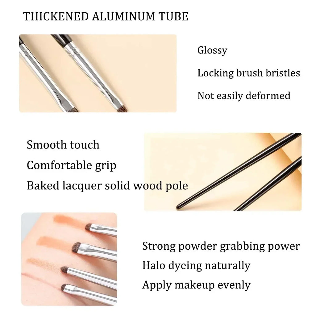 Detail Eyeliner Brush Precise Eyelid Lying Silkworm Eye Shadow Qme
